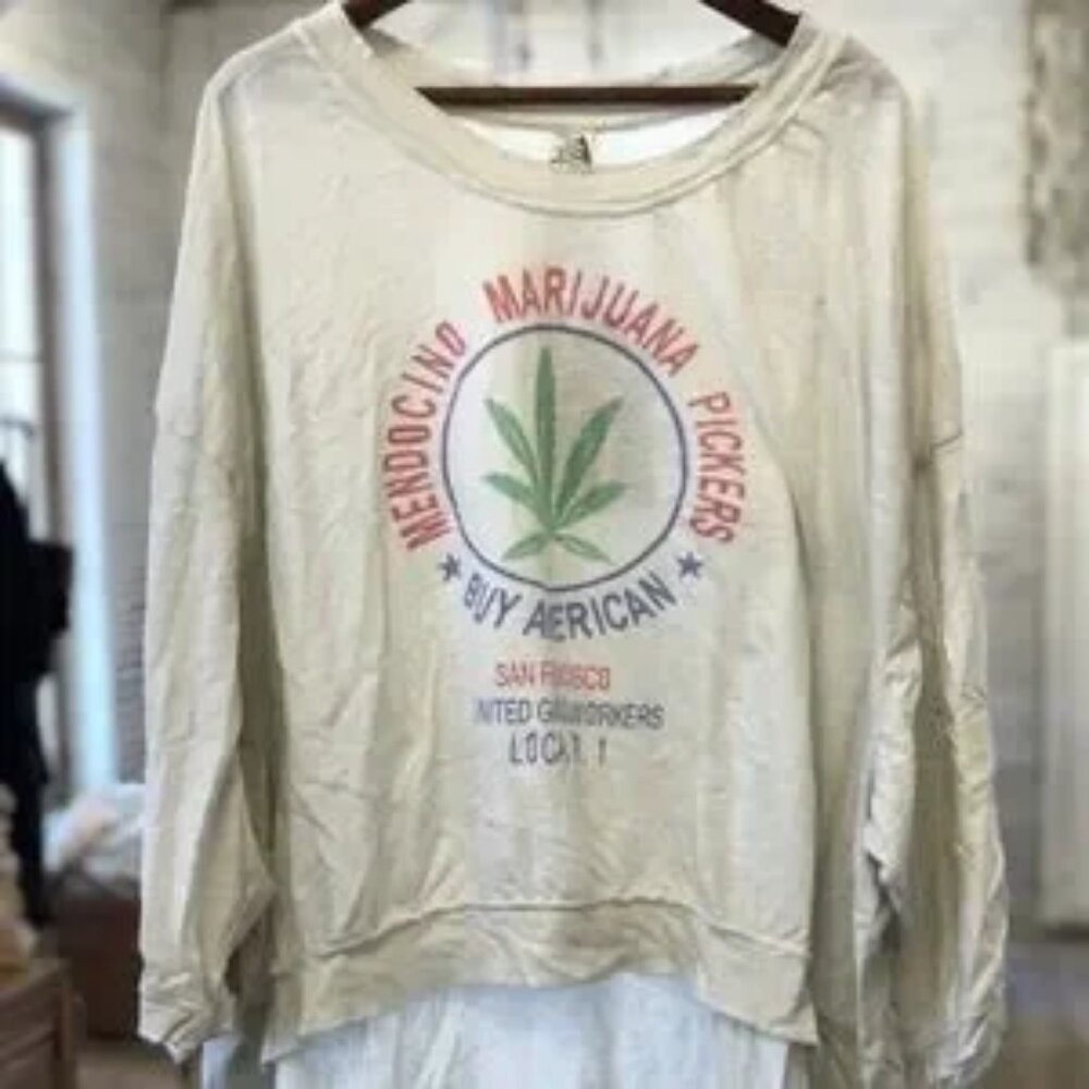 Magnolia Pearl Francis Hi-Lo Pullover Mendocino Moonlight Medicino Pickers T